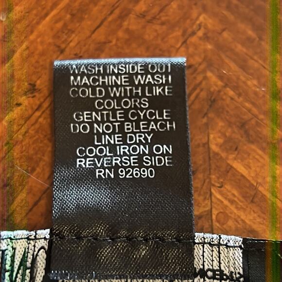 INC International Concepts Blue Paisley Print Knit Top Sparkle Dots Size Lg Y2K - Picture 8 of 11